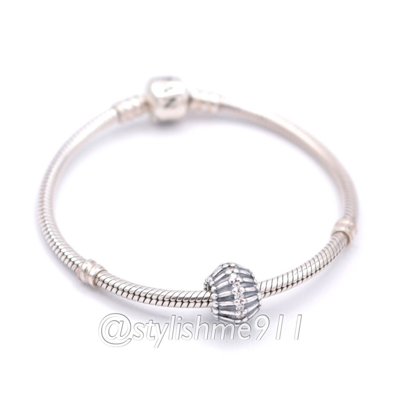 pandora Authentic PANDORA Show Stopper with Black CZ Charm Size ONE SIZE - 5 Thumbnail