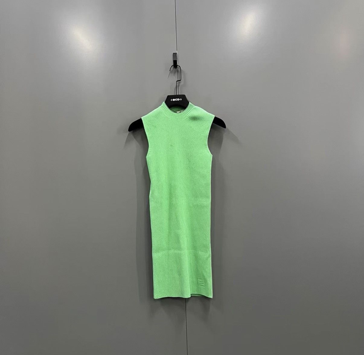 Fendi FENDI Green Striped Slim-Fit Knit Dress J41 Size XS / US 0-2 / IT 36-38 - 1 Thumbnail