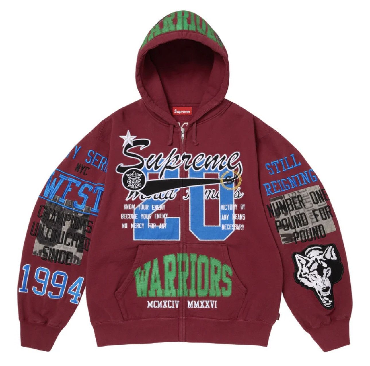 Rogue Status × Supreme × Vintage Rogue Status Gun Show Zip Up