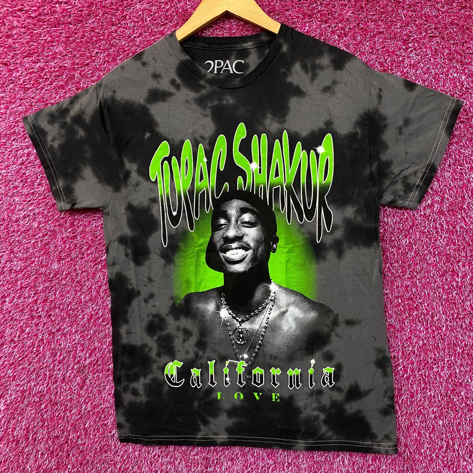 Rap Tees 2Pac Tupac Shakur California Love Hip-Hop Tie-Dye T-Shirt Sm Size US S / EU 44-46 / 1 - 1 Thumbnail