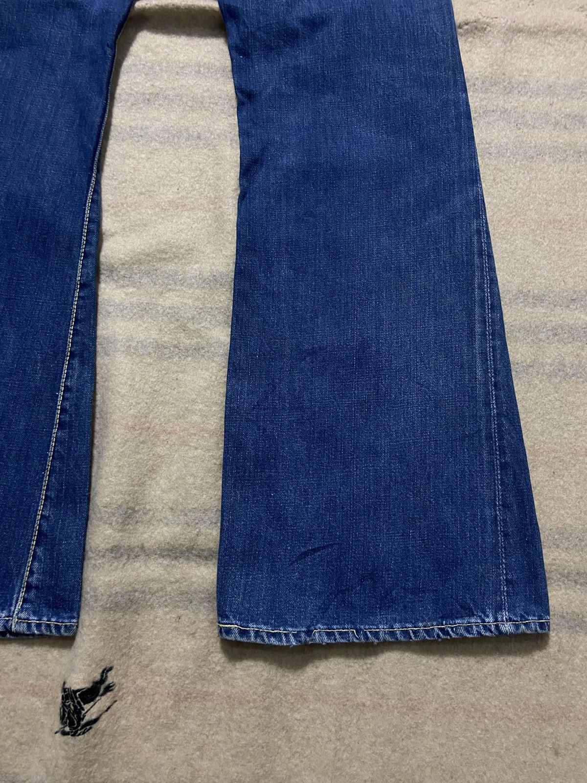Japanese Brand Vintage 60s Big Stone Flare Jeans Size US 30 / EU 46 - 9 Thumbnail