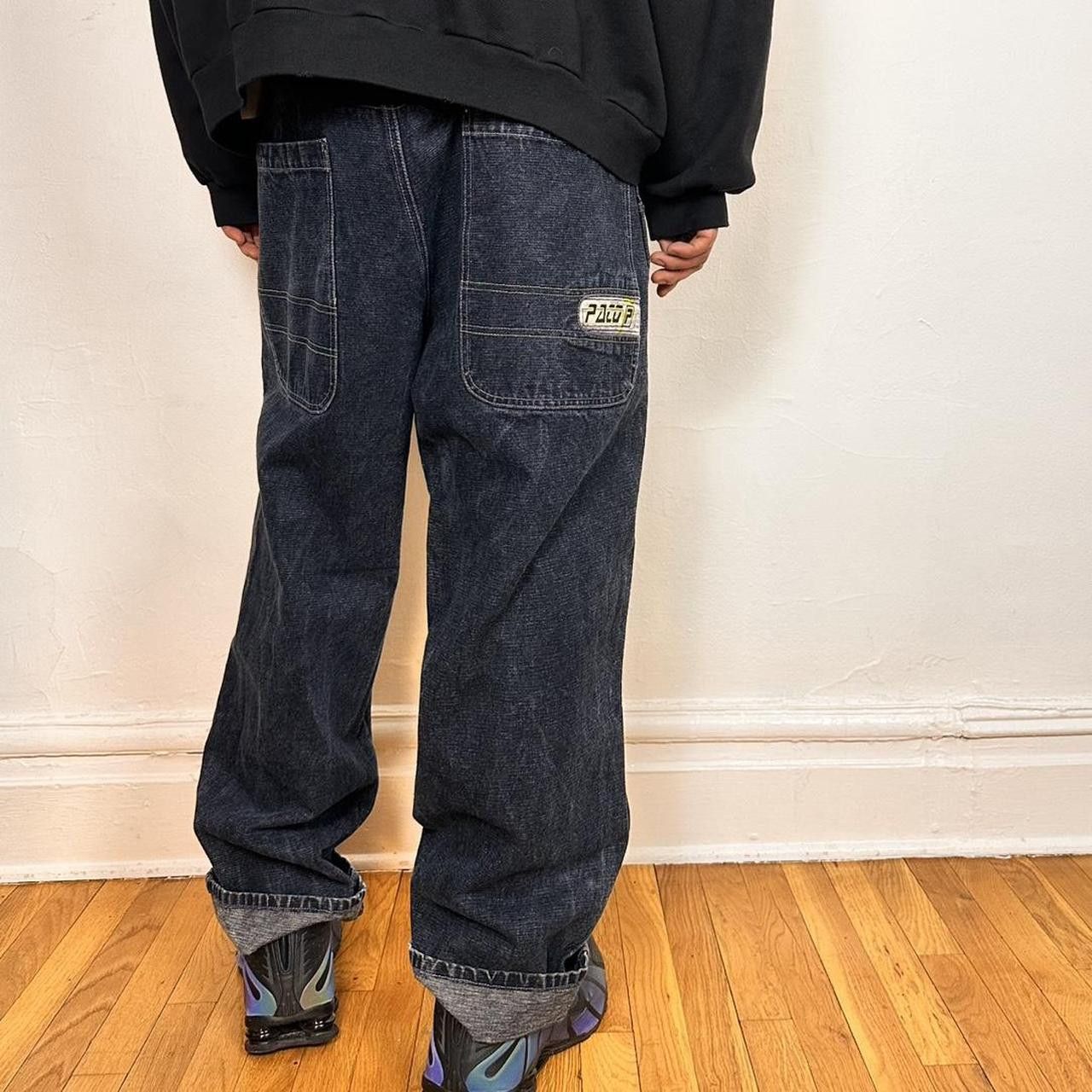 Vintage Vintage Paco Y2K Blue Baggy Skater Jeans size 44" Size US 44 / EU 60 - 3 Thumbnail