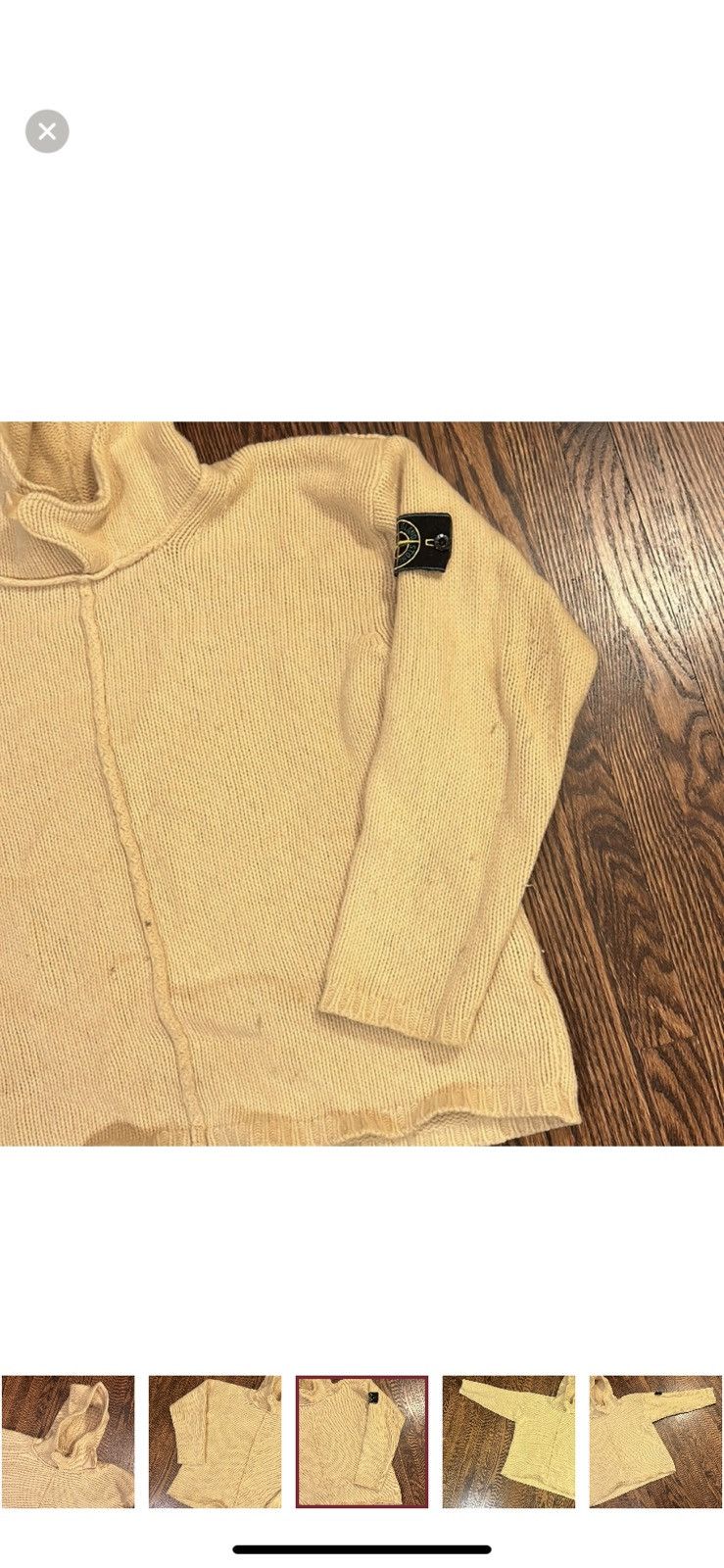 Designer × Stone Island × Streetwear STONE Island Wool Hoodie Made in Italy Size US M / EU 48-50 / 2 - 4 Thumbnail
