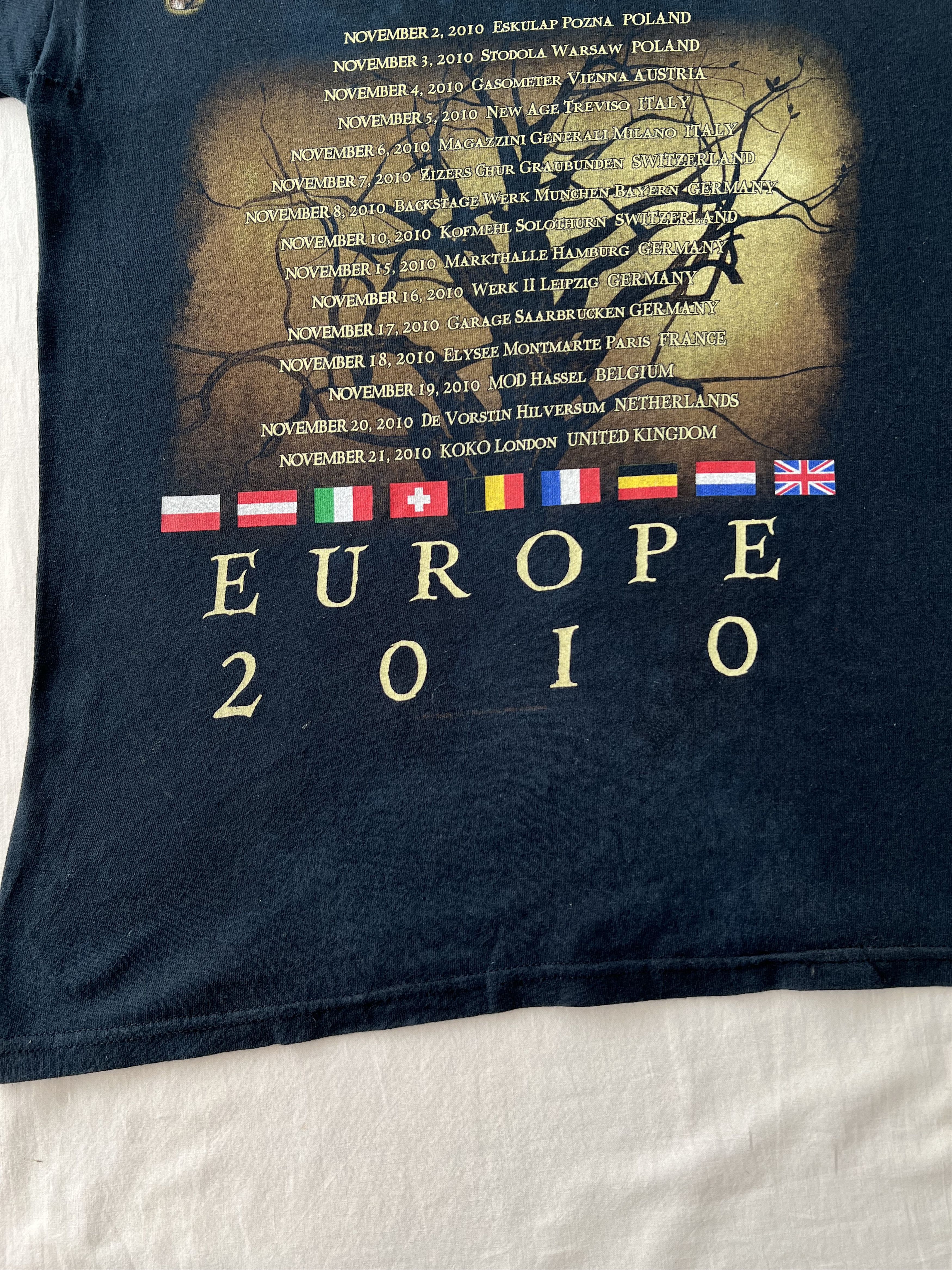 Band Tees Vintage 2010 Soulfly Omen Europe Tour Promo T-shirt Size US L / EU 52-54 / 3 - 16 Thumbnail