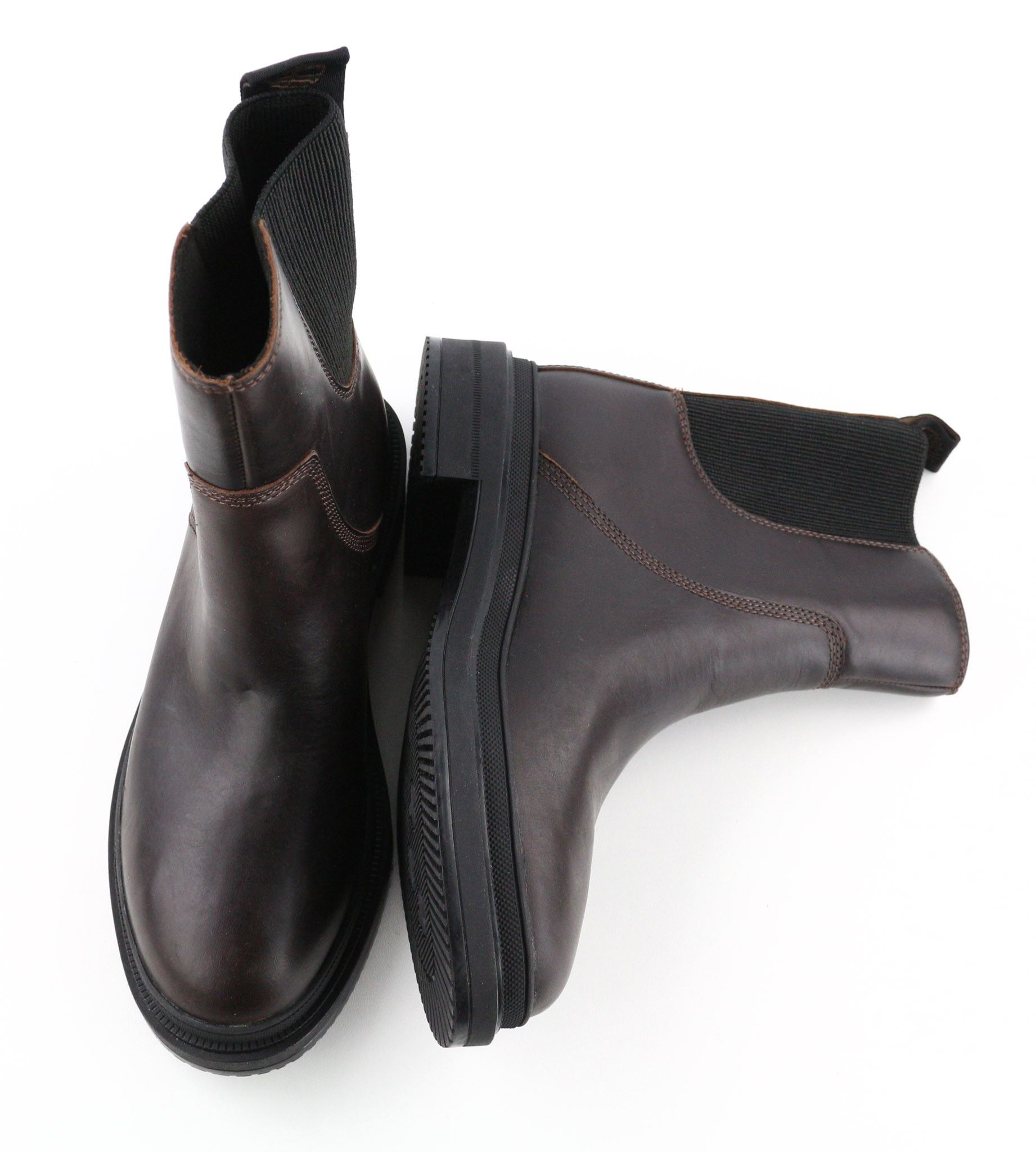 Timberland A2589 UK4 Dark Leather ReBOTL Pull Tab Boots Shoes 79948 Size US 6.5 / IT 36.5 - 6 Thumbnail