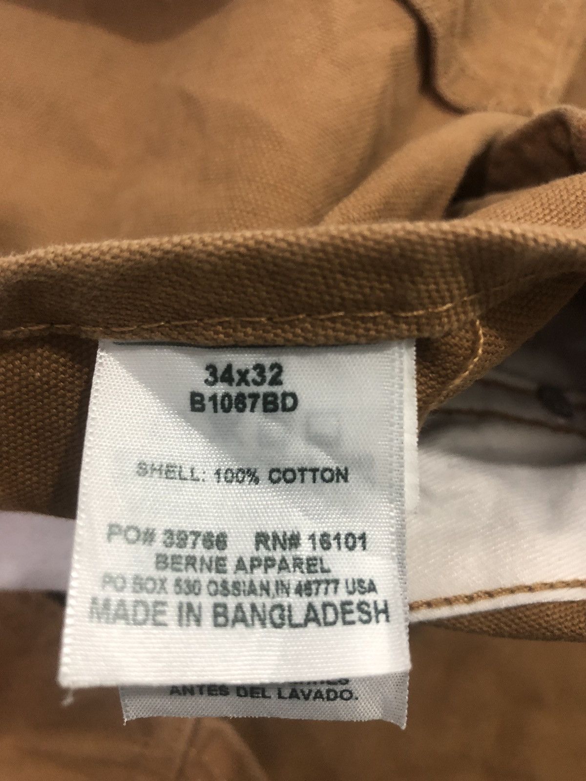 Other BERNE OVERALL MADE IN BANGLADESH Size US XXS / EU 40 - 4 Thumbnail