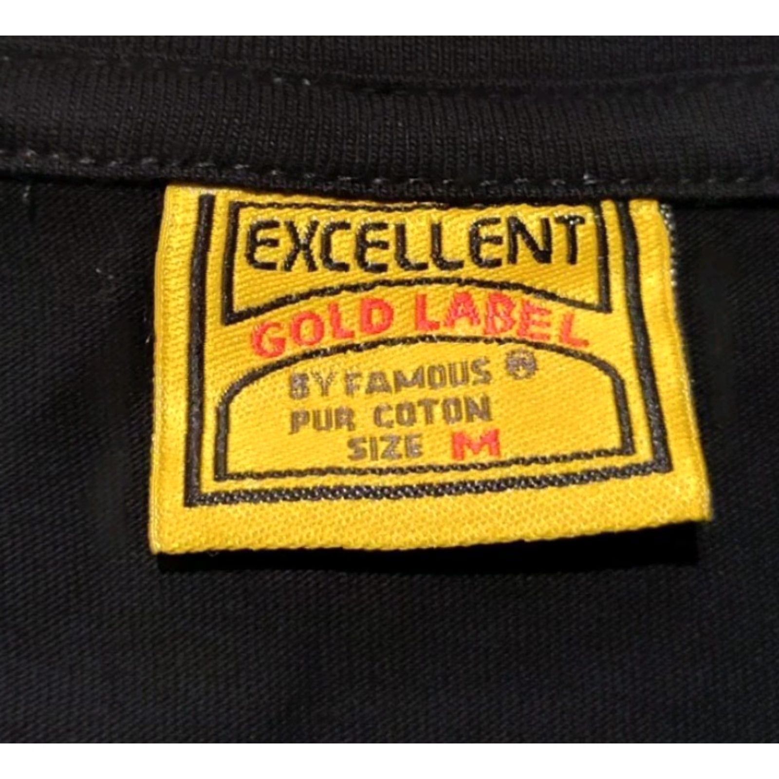 Vintage VINTAGE Excellent Gold Label T-Shirt Black Graphic Paris Eiffel Tower Size M Unisex Adults 90s Size US M / EU 48-50 / 2 - 3 Thumbnail