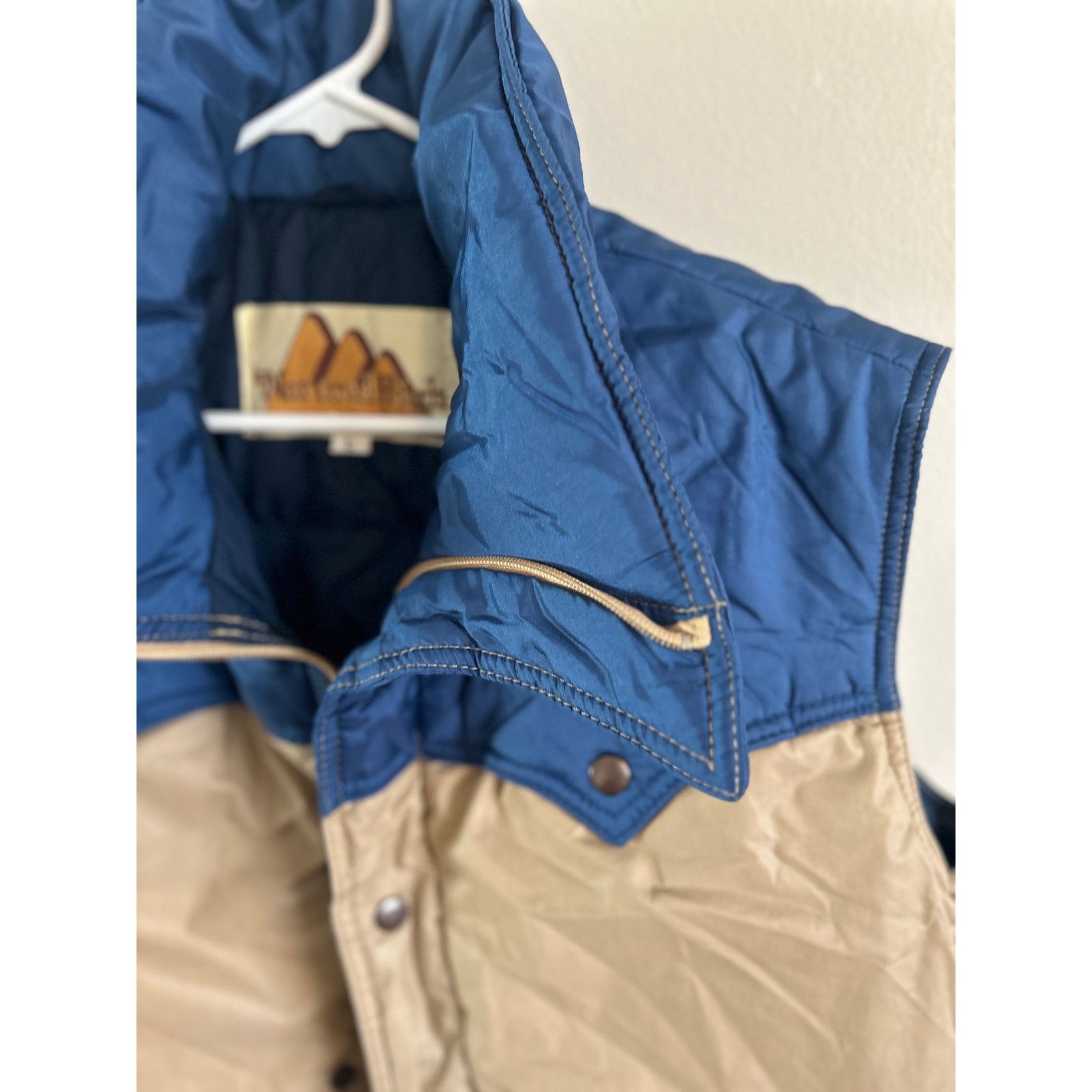 Other Natural High Down Outerwear Vintage Down Puffer Blue Tan Lg Size US L / EU 52-54 / 3 - 3 Thumbnail