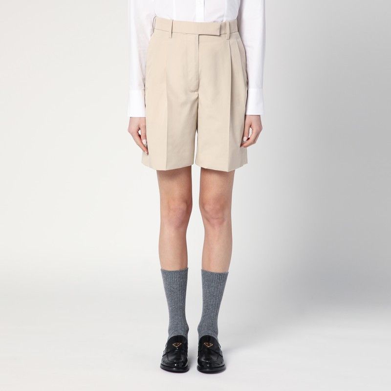 Thom Browne Thom Browne Khaki Bermuda Shorts In Cotton Blend Size 27" / US 4 / IT 40 - 1 Thumbnail
