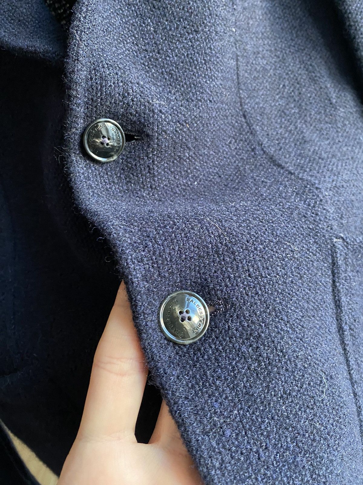 Baldessarini Baldessarini Wool Blazer Navy Size 44R - 6 Thumbnail