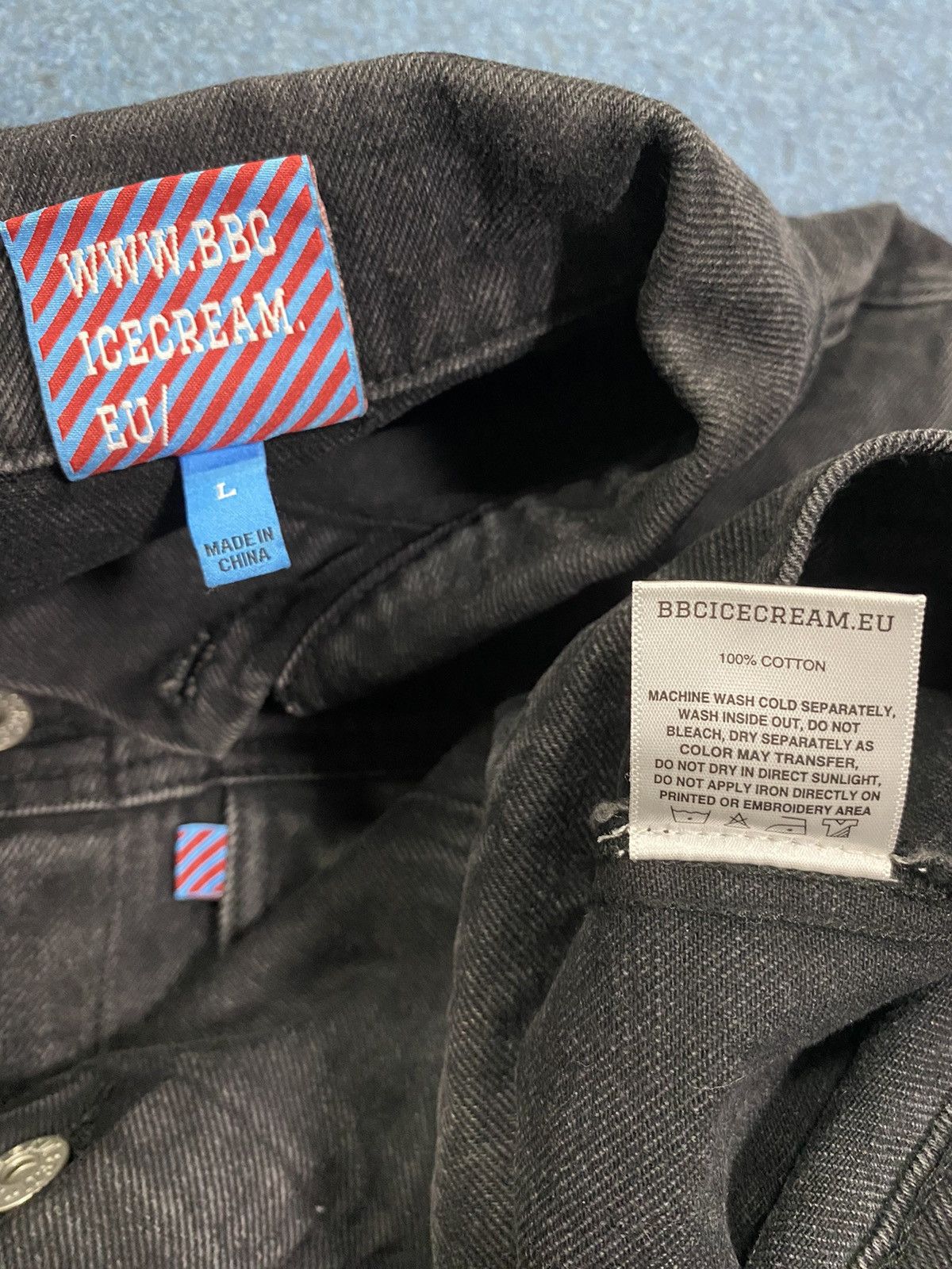 Icecream ICECREAM BBC RUNNING DOG DENIM JACKET Size US L / EU 52-54 / 3 - 7 Thumbnail
