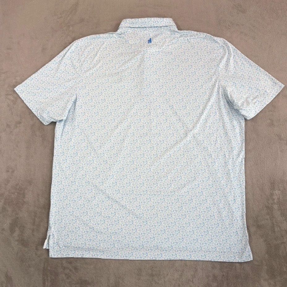 johnnie-O johnnie-O Morris County Golf Club Featherweight Performance Polo XL White Mens Polo Size US XL / EU 56 / 4 - 5 Thumbnail