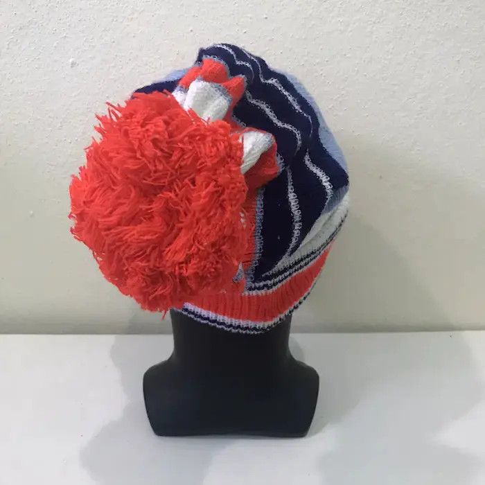 Japanese Brand × Vintage Japanese Brand Stripe Design Beanie Hat Size ONE SIZE - 4 Thumbnail