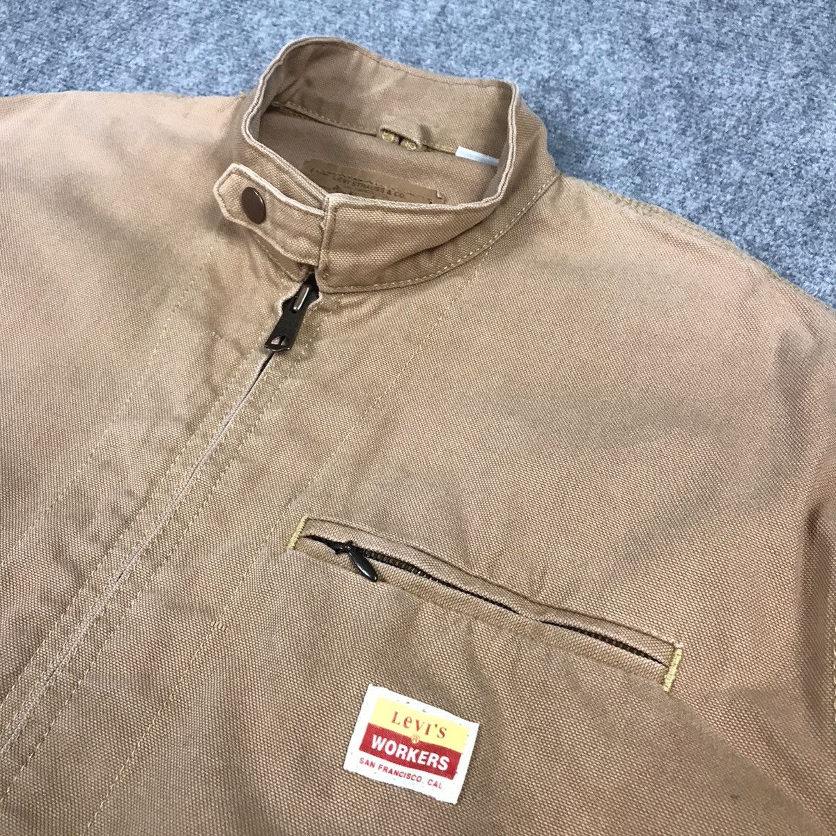 Levi's Vintage Clothing × Vintage Vintage Levi’s workers chore zipper jacket Size US M / EU 48-50 / 2 - 5 Thumbnail