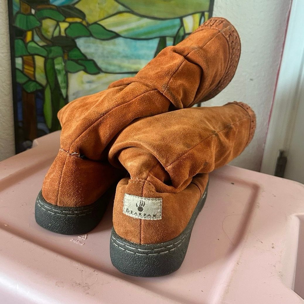 Other bearpaw orange calve length winter boots shoes Size US 8.5 / IT 38.5 - 3 Thumbnail