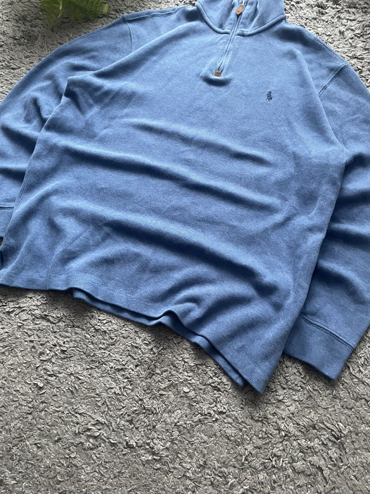 Polo Ralph Lauren × Vintage 00s Polo Ralph Lauren 1/3 Zip Sweatshirt Streetwear Luxury Size US M / EU 48-50 / 2 - 5 Thumbnail