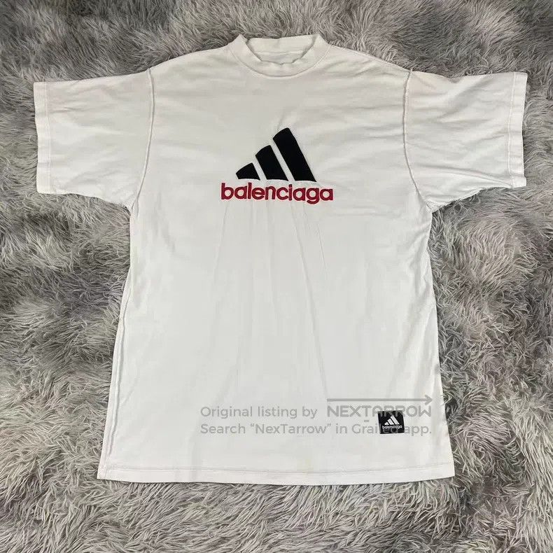 Balenciaga Balenciaga Embroidered logo short-sleeve Size US S / EU 44-46 / 1 - 1 Thumbnail