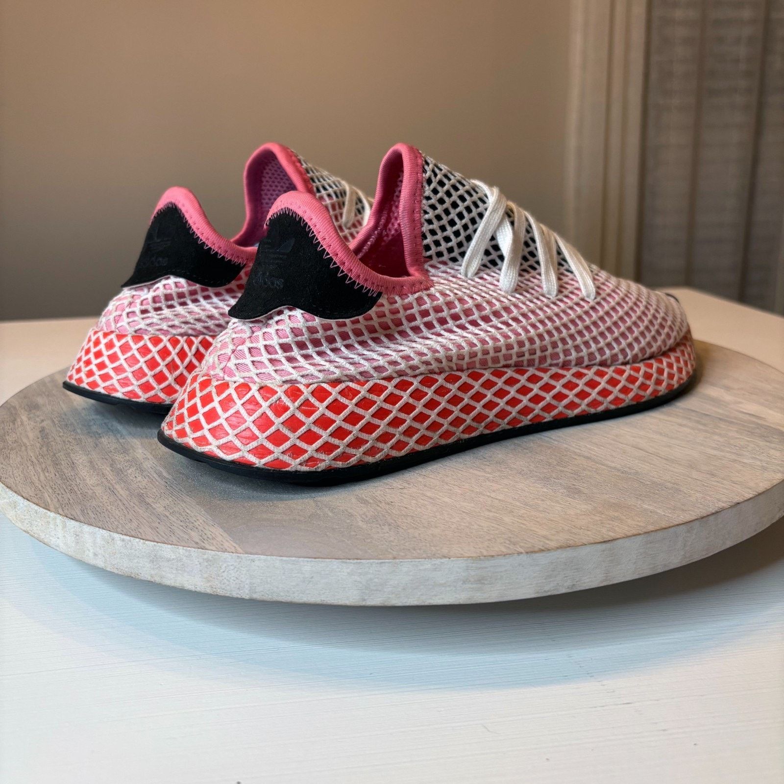 Adidas Adidas Deerupt Runner Grid Sneakers Lightweight Casual Sz 10 Size US 10 / IT 40 - 5 Thumbnail