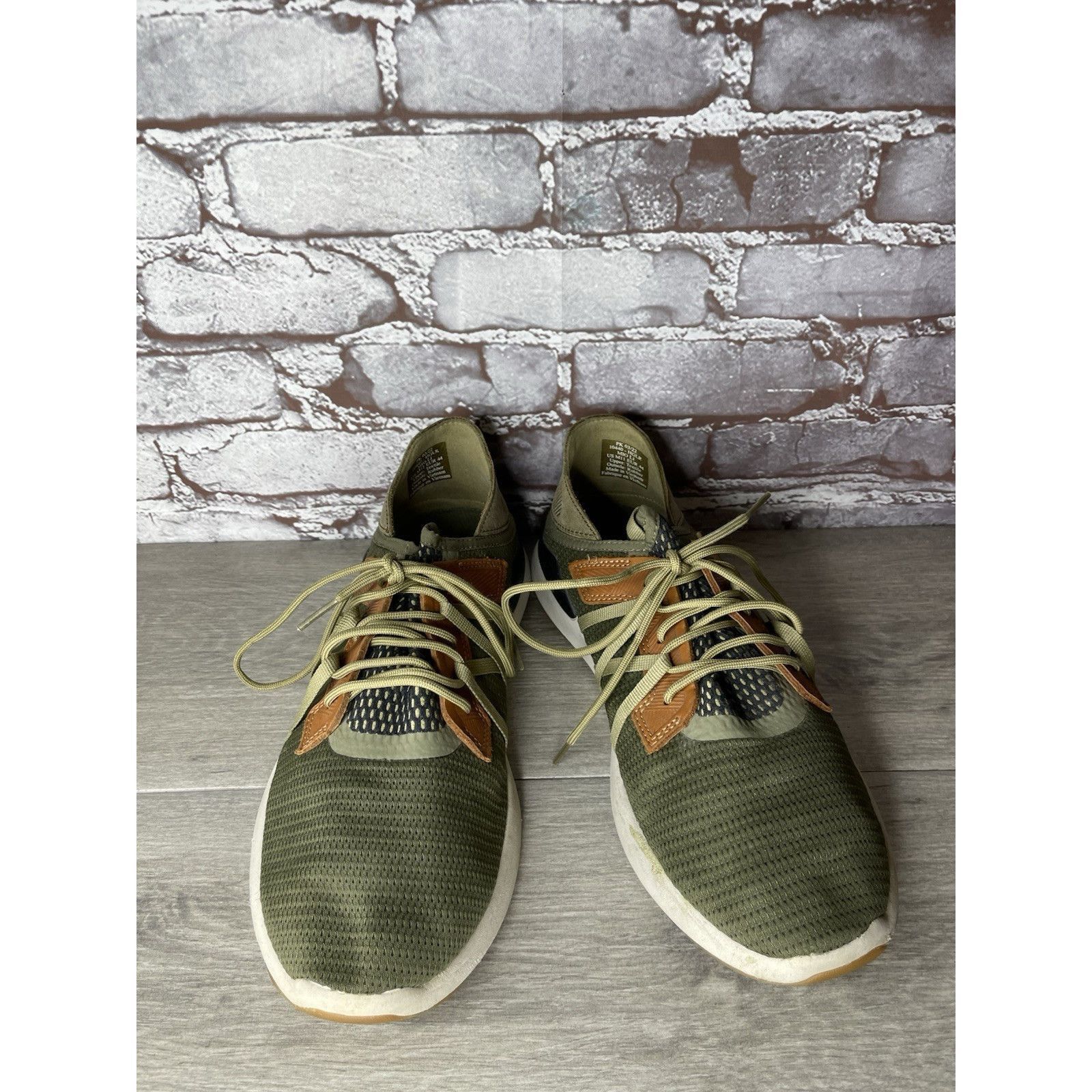 Olukai Olukai Mio Li Green Synthetic Brown Lace Up Sneaker Shoes Me Size US 11 / EU 44 - 13 Thumbnail
