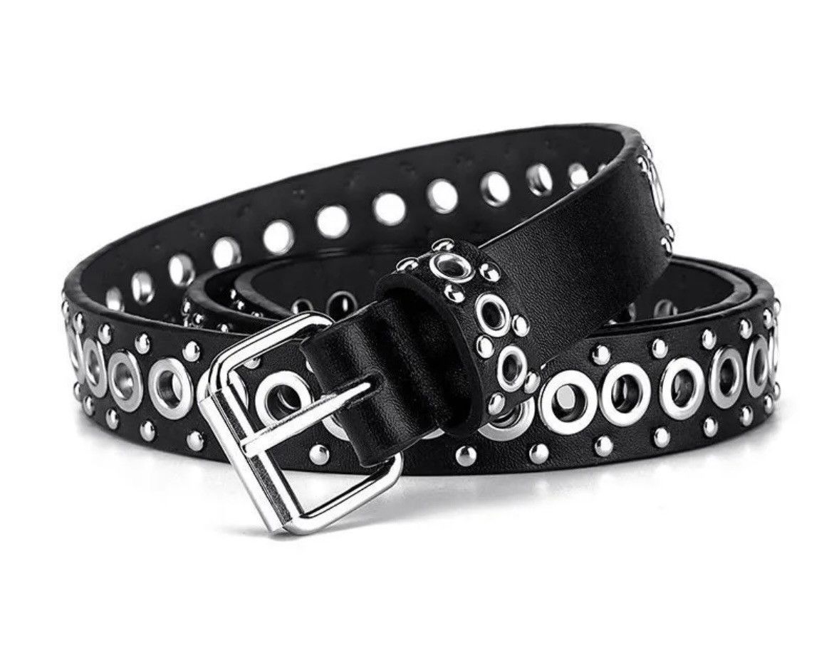 Other Pu Rivert Buckle Belt Size ONE SIZE - 1 Thumbnail