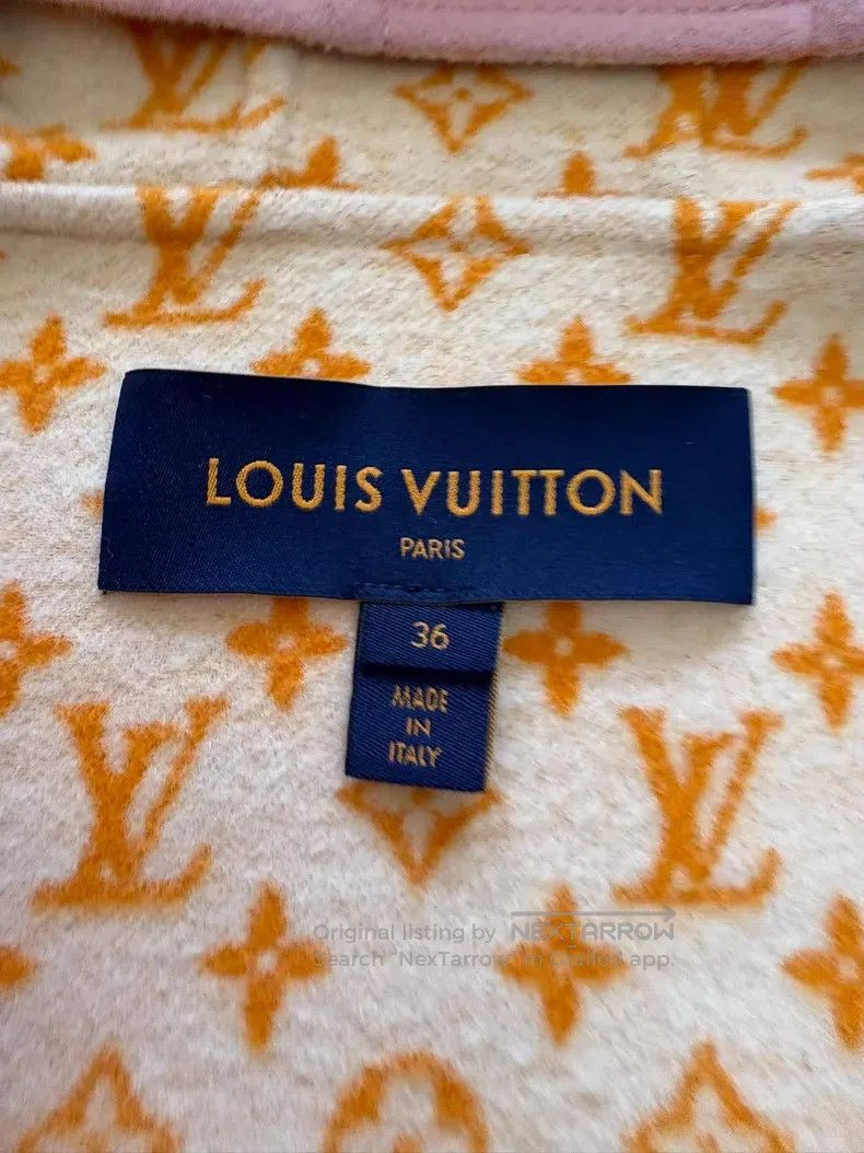 Louis Vuitton Louis Vuitton Full-print pink fleece hooded jacket Size XS / US 0-2 / IT 36-38 - 2 Thumbnail