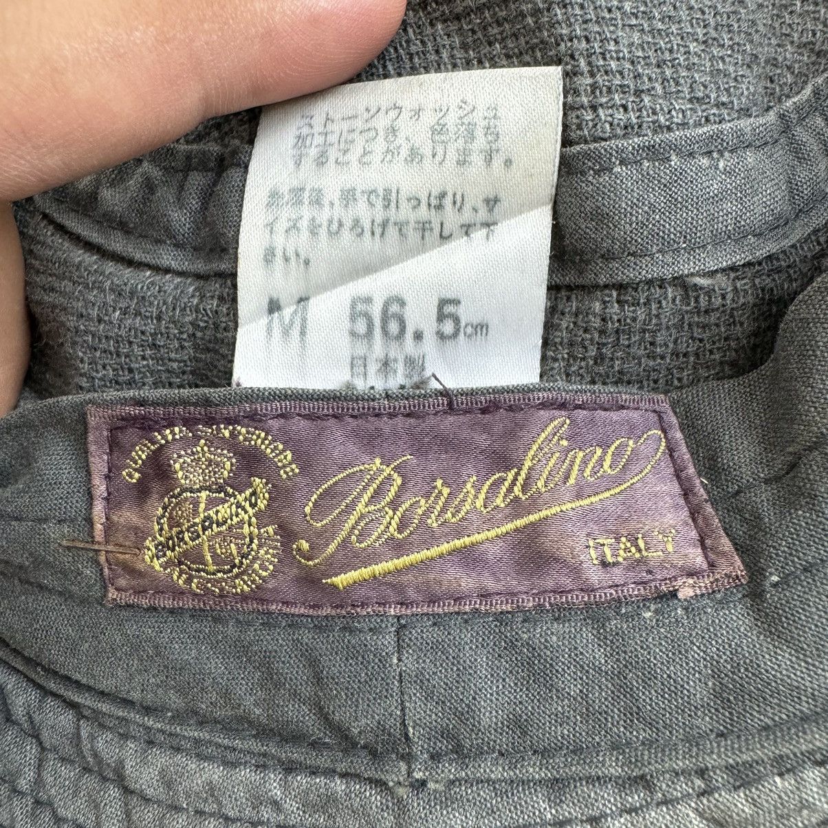 Borsalino × Vintage Vintage Borsalino Italy Bucket Hat ‘Size M 56.5cm’ Size ONE SIZE - 4 Thumbnail