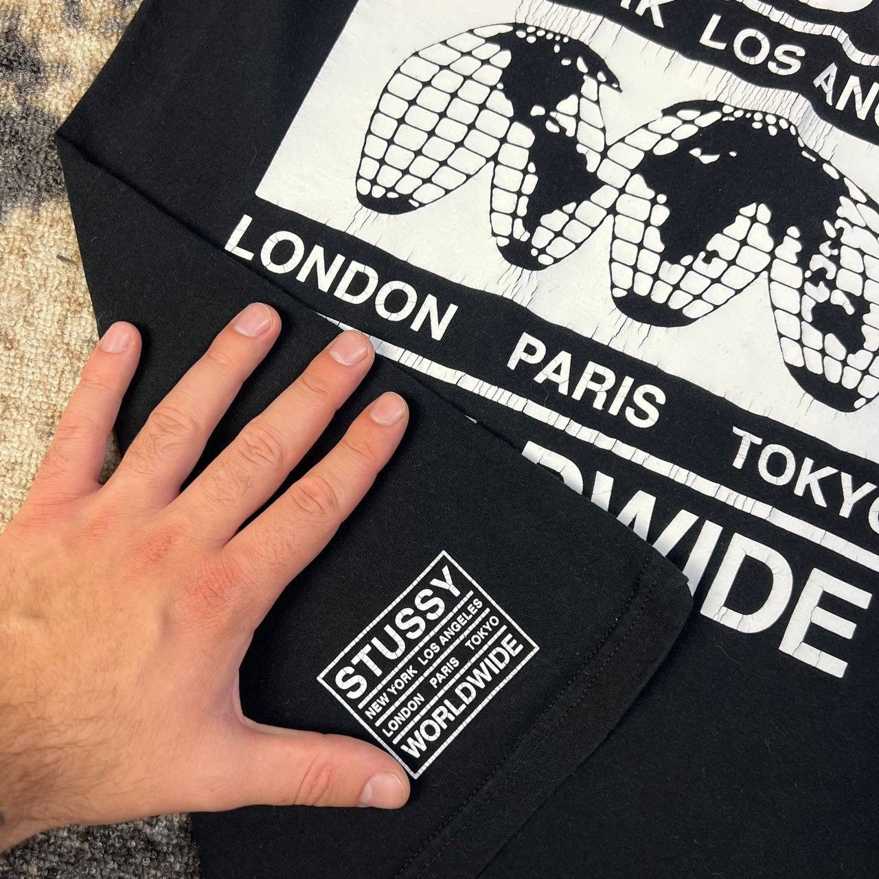 Stussy Stussy Vintage Y2K Big Logo T-Shirt Streetwear Style 1TS3 Size US S / EU 44-46 / 1 - 7 Thumbnail