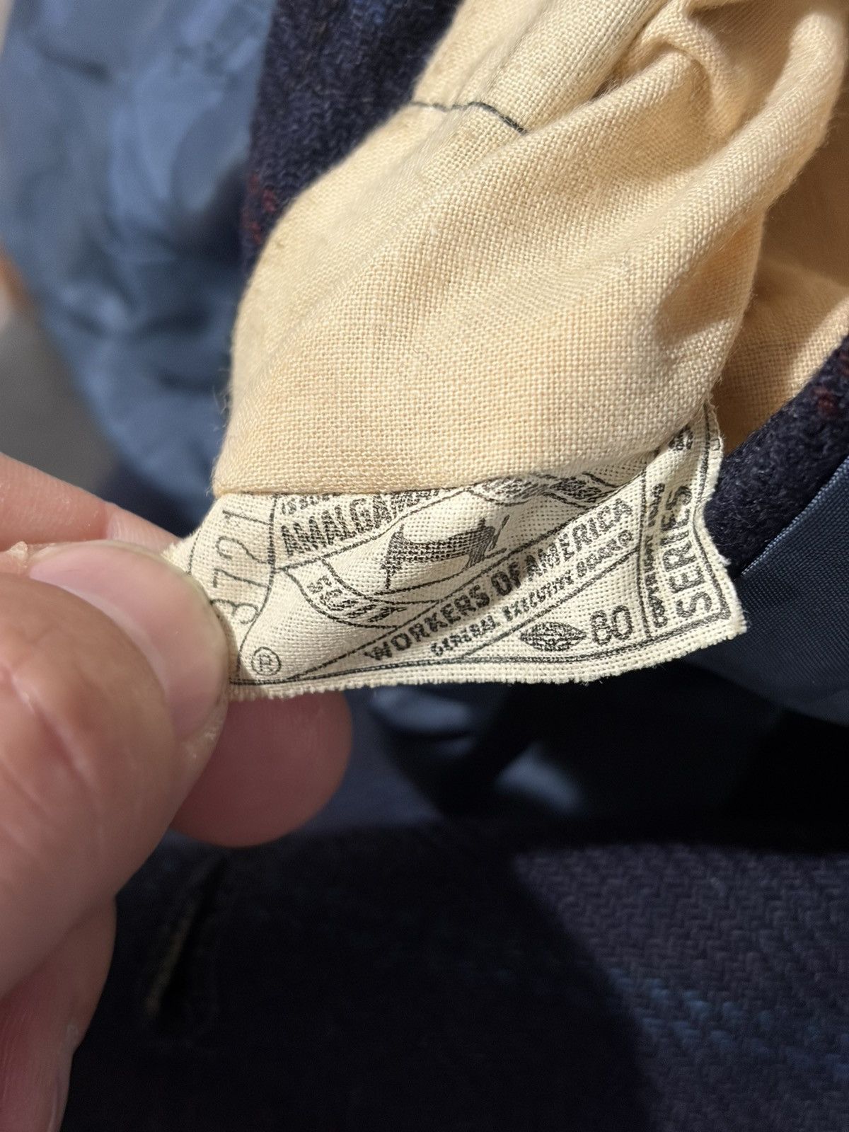Other Vintage Lexington Haggerty's Double Breast Pinstripe Blazer Size 40R - 6 Thumbnail