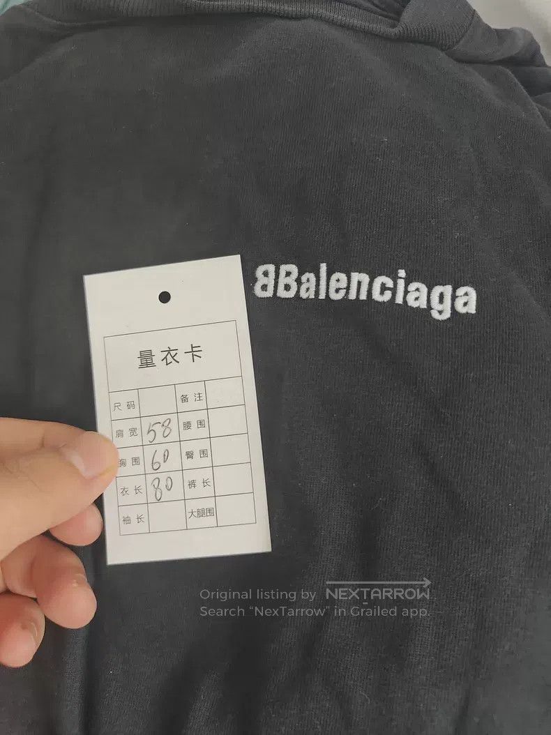 Balenciaga Balenciaga Letter Logo Short Sleeve Size US S / EU 44-46 / 1 - 5 Thumbnail