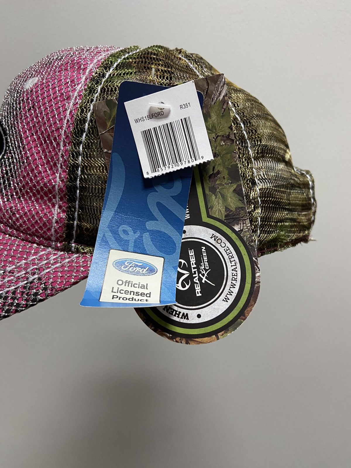Realtree × Vintage Ford Cap Vintage Logo Skate mesh Size ONE SIZE - 7 Thumbnail