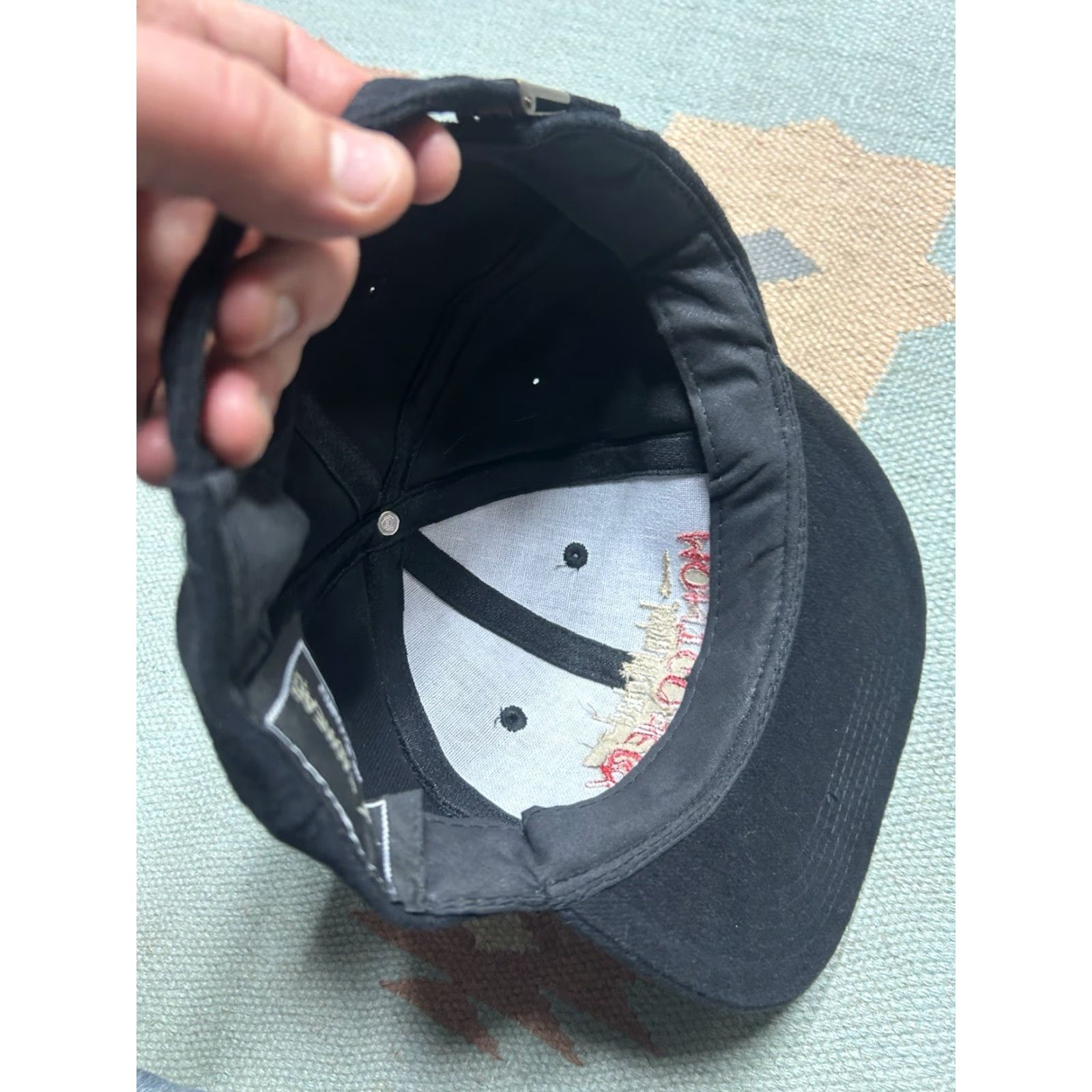 Vintage VINTAGE John Michael Montgomery Strapback hat cap country music black adjustable Mens Cap Size ONE SIZE - 6 Thumbnail