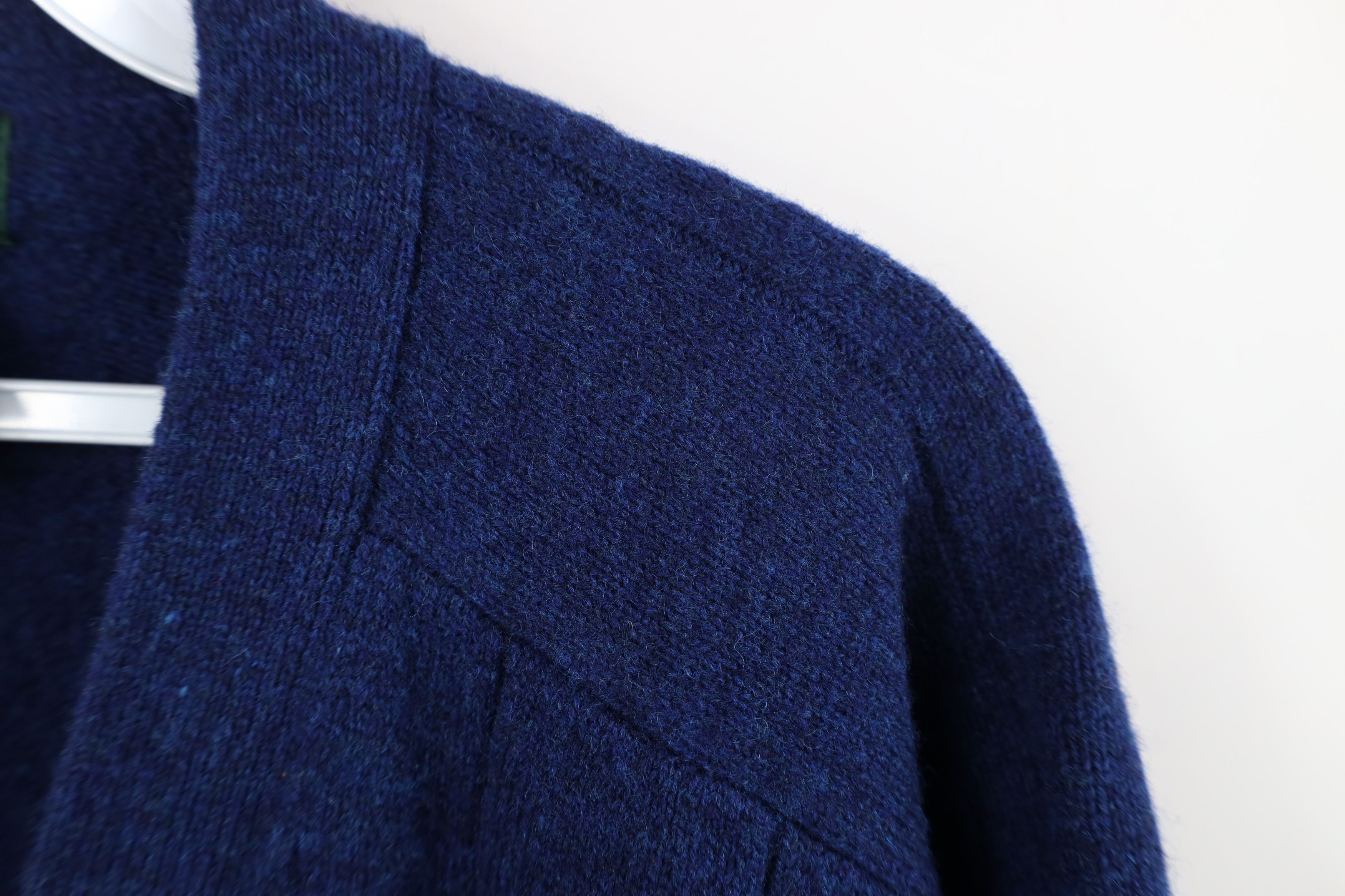 Vintage Vintage 90s Streetwear Lambswool Knit Cardigan Sweater Size US L / EU 52-54 / 3 - 7 Thumbnail