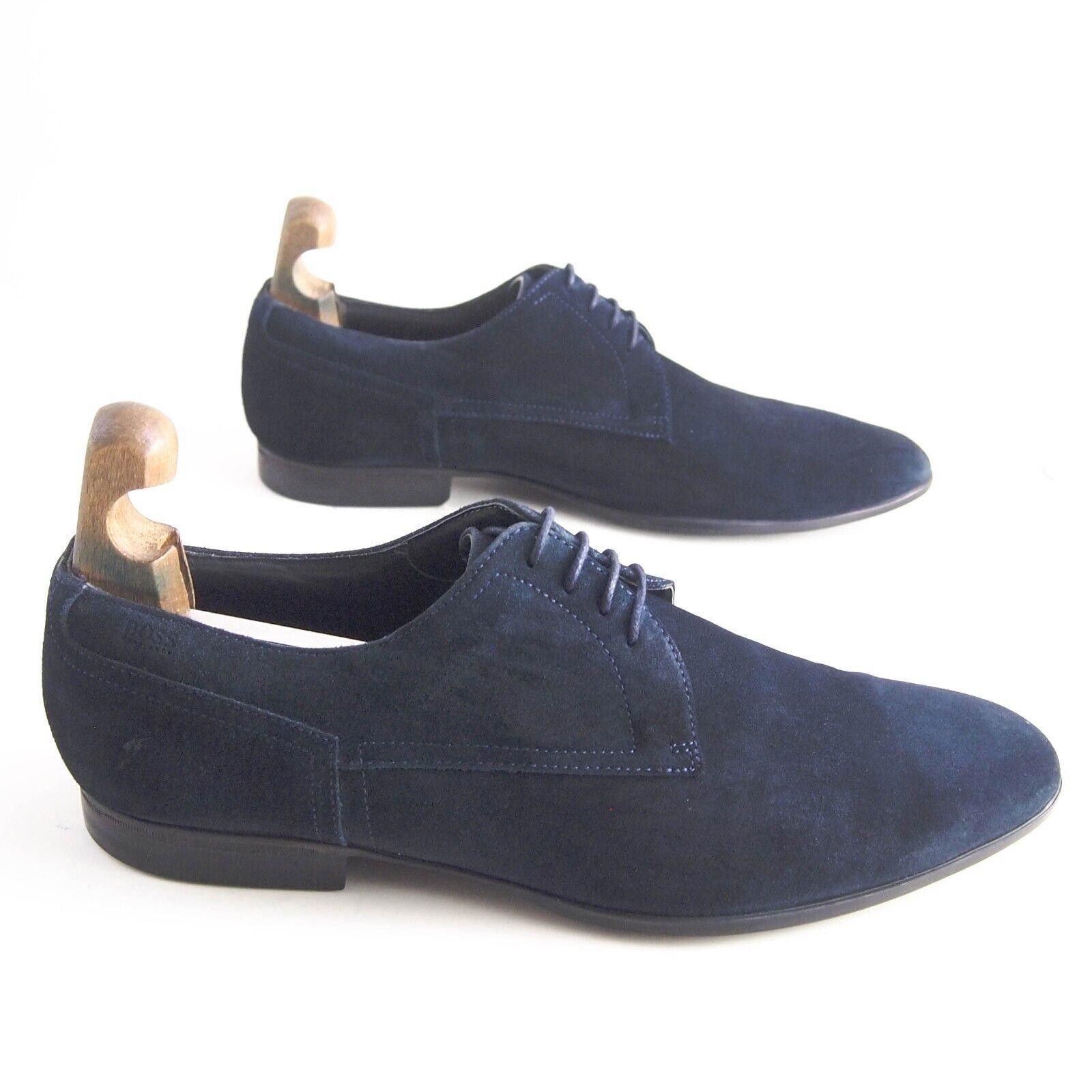 Hugo Boss Hugo Boss Derby Oxfords Blue Suede Mens EU 44.5 US 11.5 $520 Size US 11.5 / EU 44-45 - 9 Thumbnail