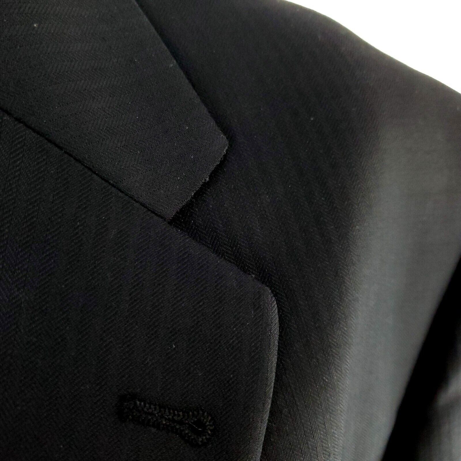 Joseph Abboud Joseph Abboud Vaticana Marlane Super 120s Wool Blazer 48R Bl Size 48R - 2 Thumbnail