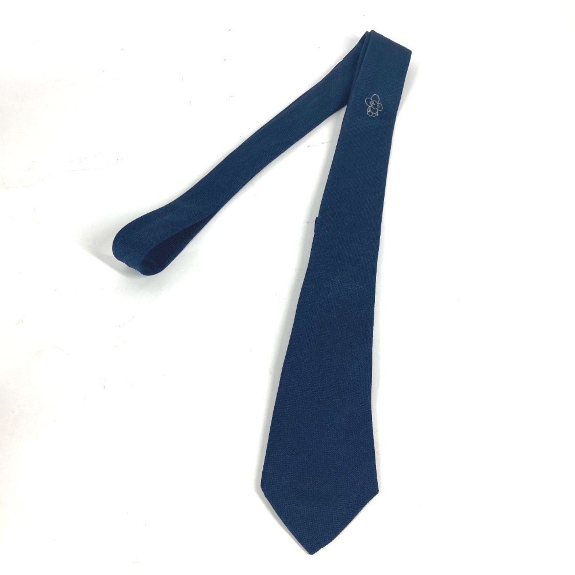 Louis Vuitton LOUIS VUITTON M77007 Cravate Vivienne Necktie Silk Men's Navy Size ONE SIZE - 1 Thumbnail
