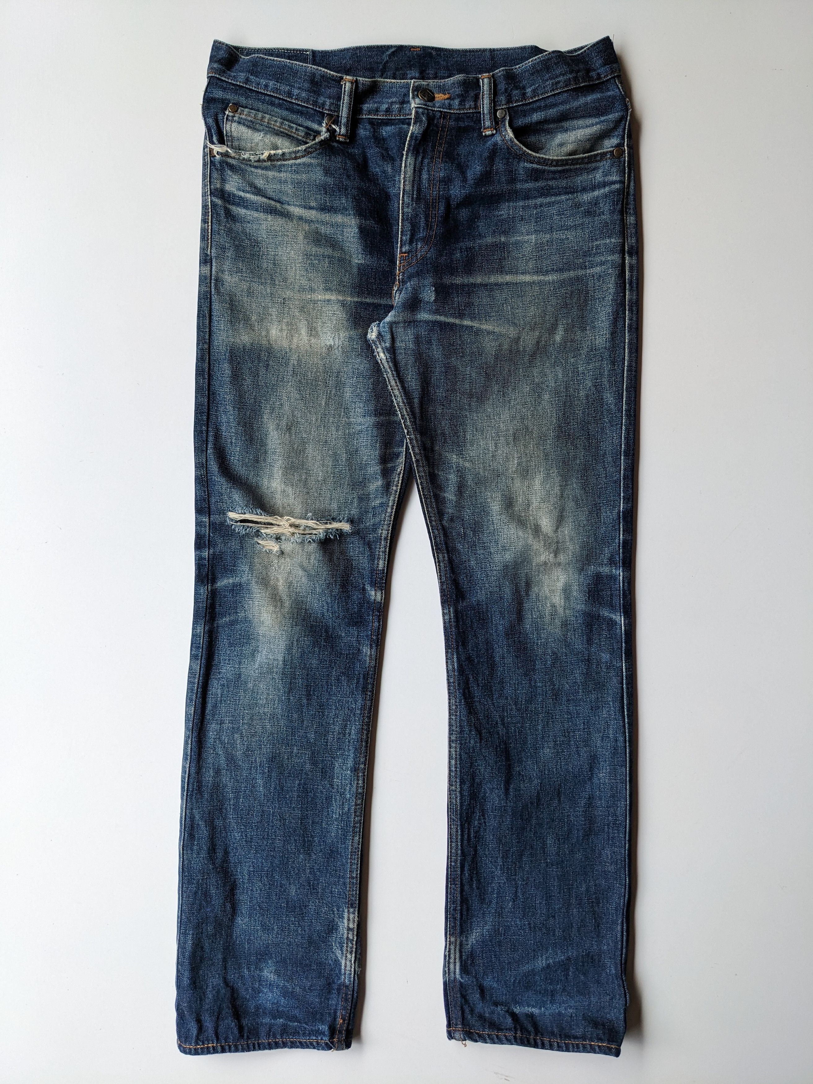If Six Was Nine × Japanese Brand × Jean Stabilizer distressed faded jeans Size US 34 / EU 50 - 1 Thumbnail