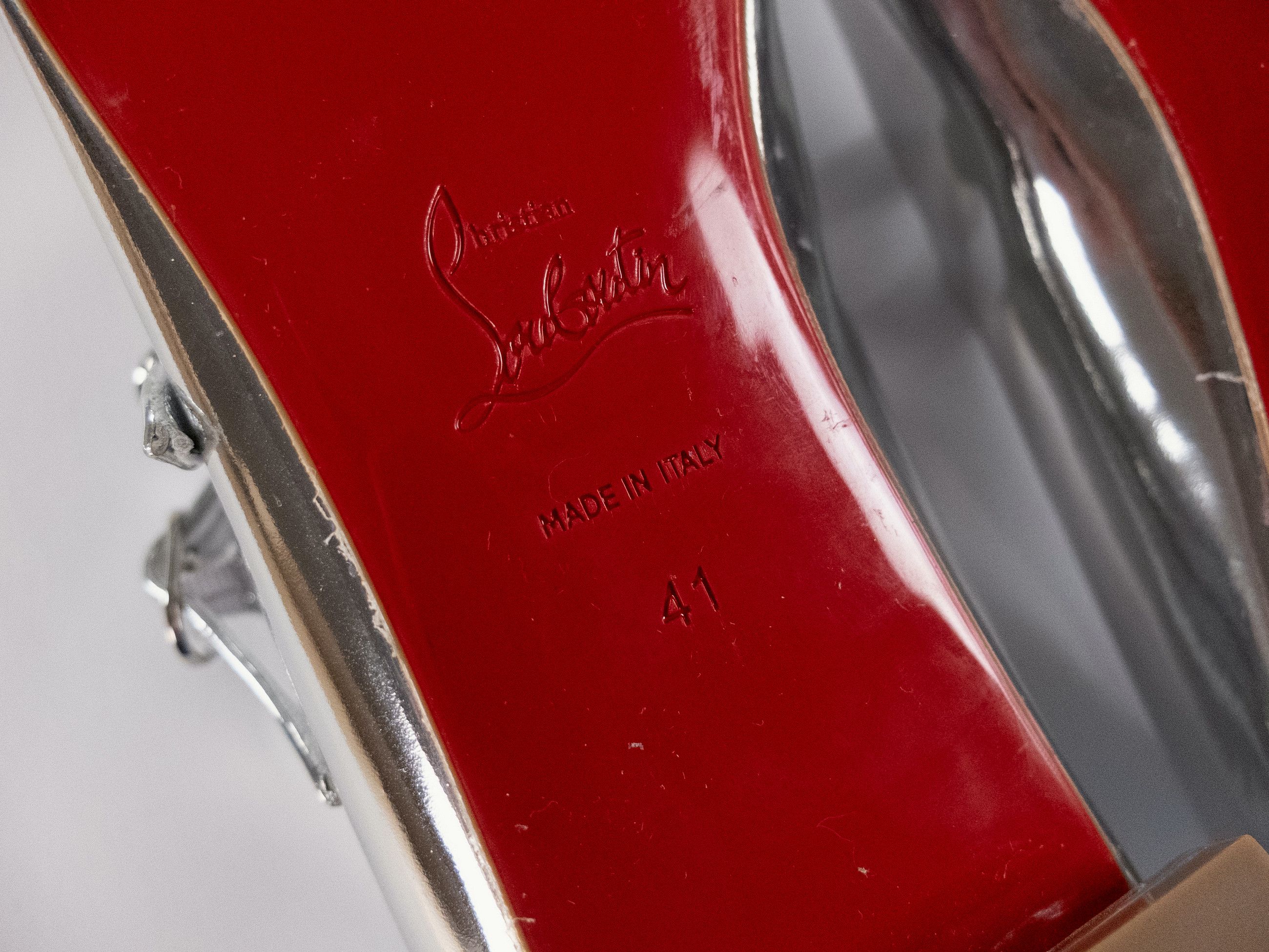 Christian Louboutin CHRISTIAN LOUBOUTIN Sweet Jane metallic ballet flats Size US 11 / IT 41 - 11 Thumbnail