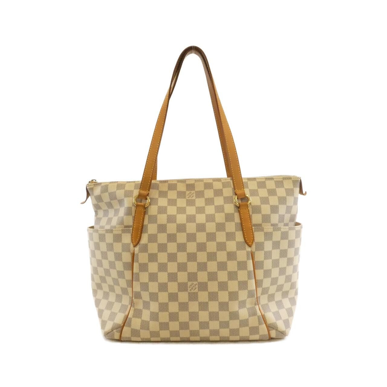 Louis Vuitton Louis Vuitton Louis Vuitton Totally Damier Azur Tote Bag Textile Tote Bag N51262 DUTY FREE for USA Size ONE SIZE - 1 Thumbnail