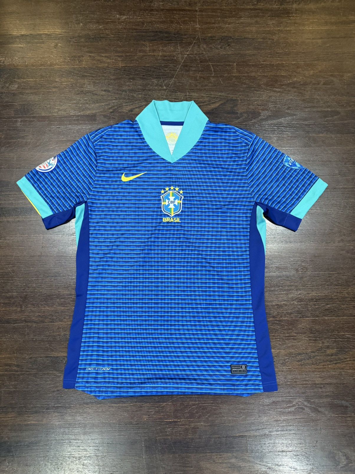 Nike Blue nike brazil jersey Size US XL / EU 56 / 4 - 1 Thumbnail