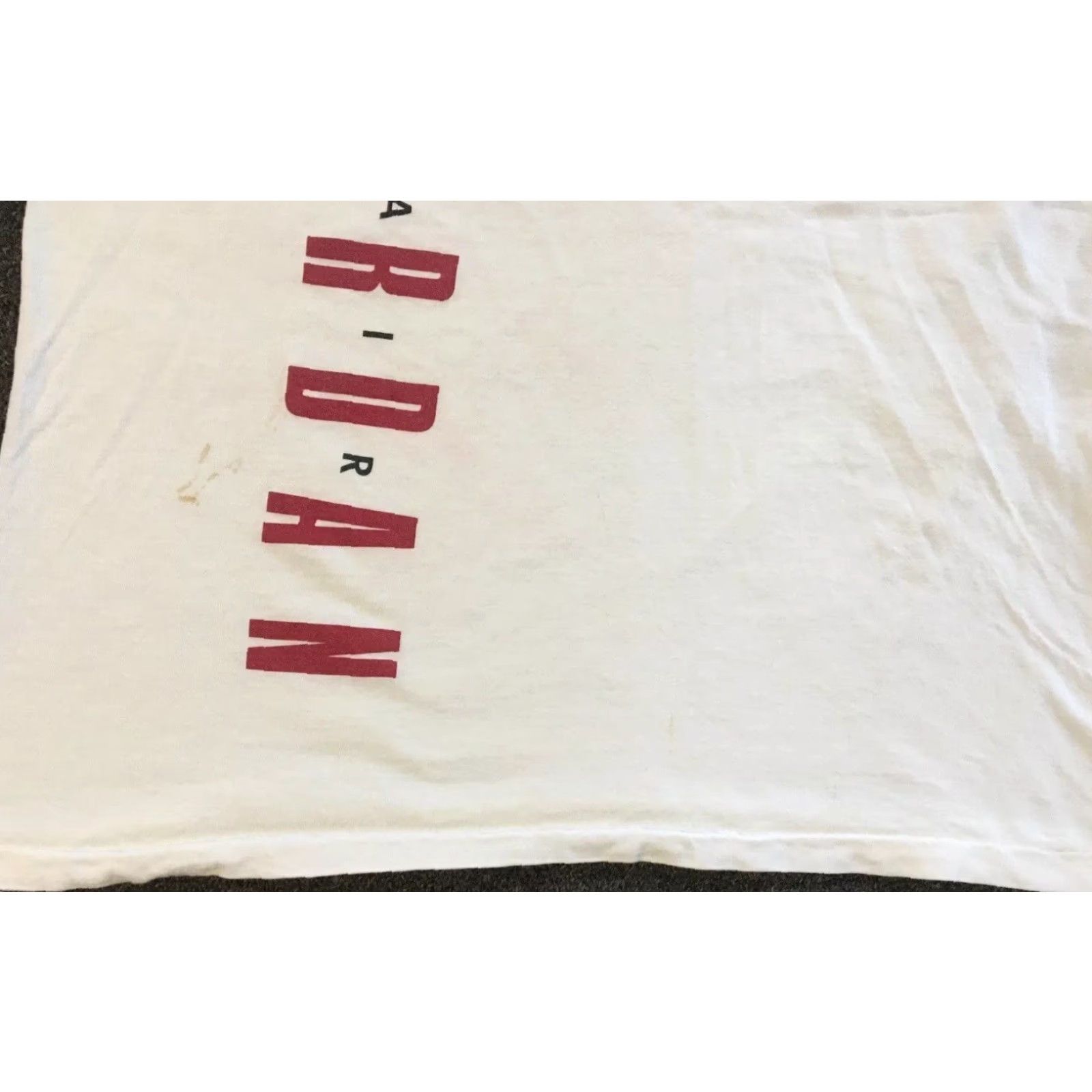 Nike VINTAGE Nike Michael Jordan Tank Top Shirt M White Swoosh Grunge 90s Basketball USA Mens Size US M / EU 48-50 / 2 - 6 Thumbnail