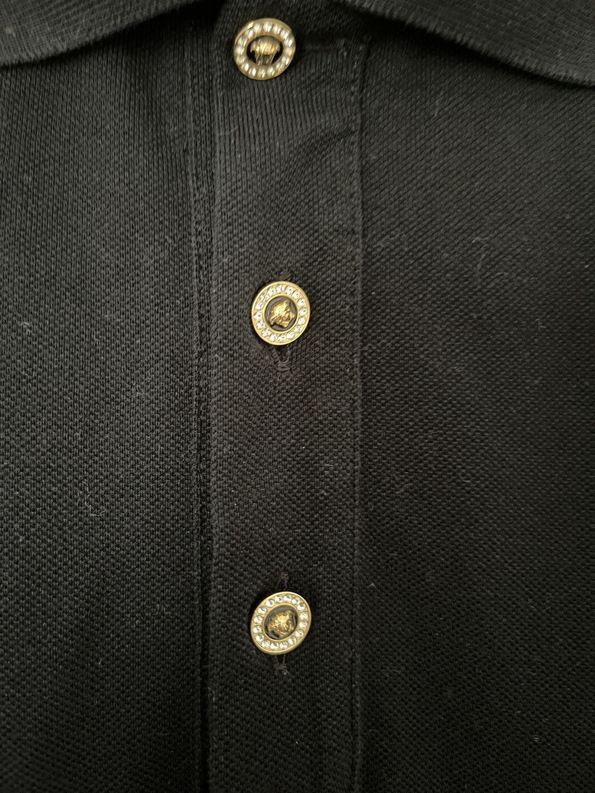 Versace Versace polo short sleeves jewels buttons Size US M / EU 48-50 / 2 - 3 Thumbnail