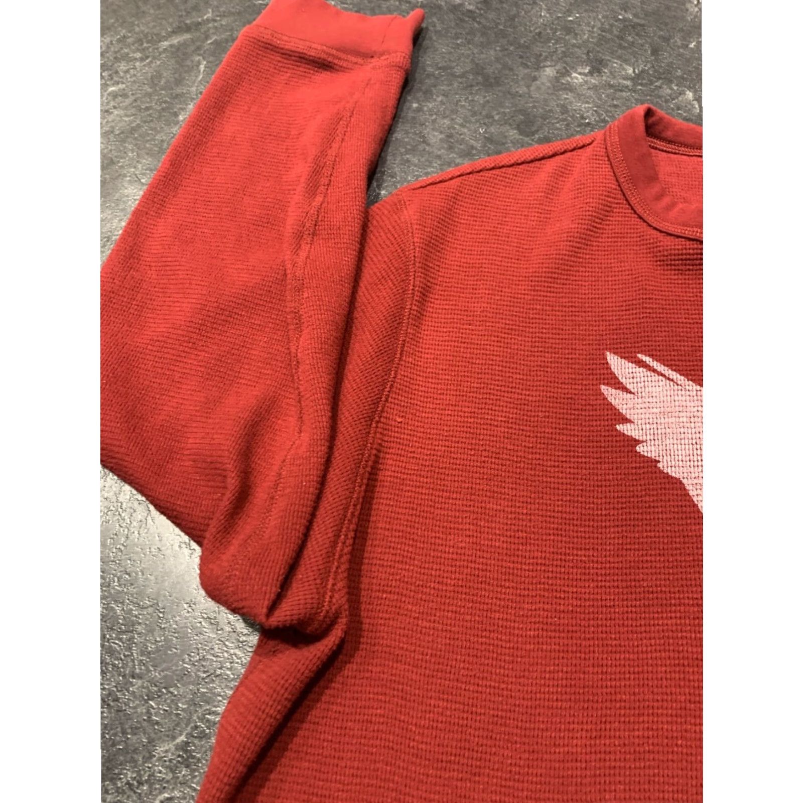 American Eagle Outfitters American Eagle Outfitters Crew Neck Pullover Sweater Adult Extra Large Maroon Long Sleeve 90s Style Mens Size US XL / EU 56 / 4 - 4 Thumbnail