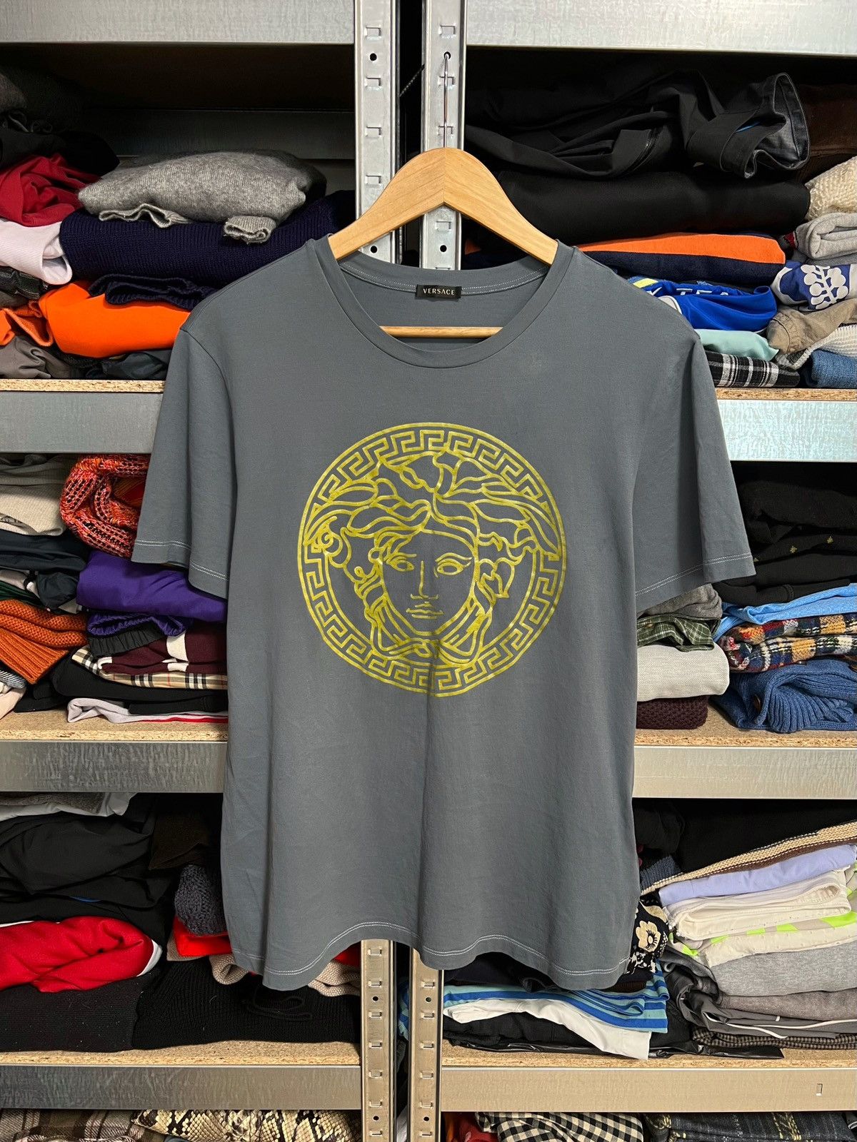 Versace × Vintage Luxury Gray Men