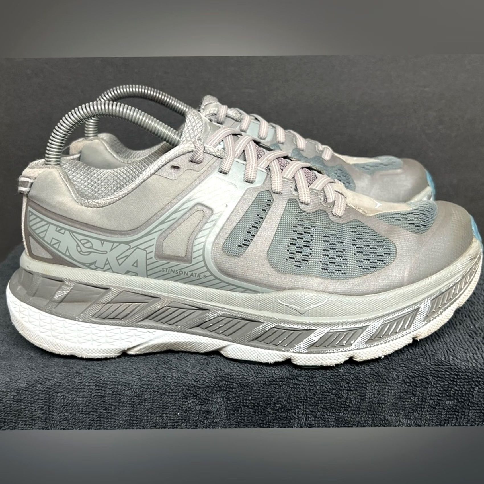 Vintage Hoka One One Stinson ATR 5 Sneakers Women's 8 Gray CWDD 1099730 Trail Size US 8 / IT 38 - 2 Thumbnail