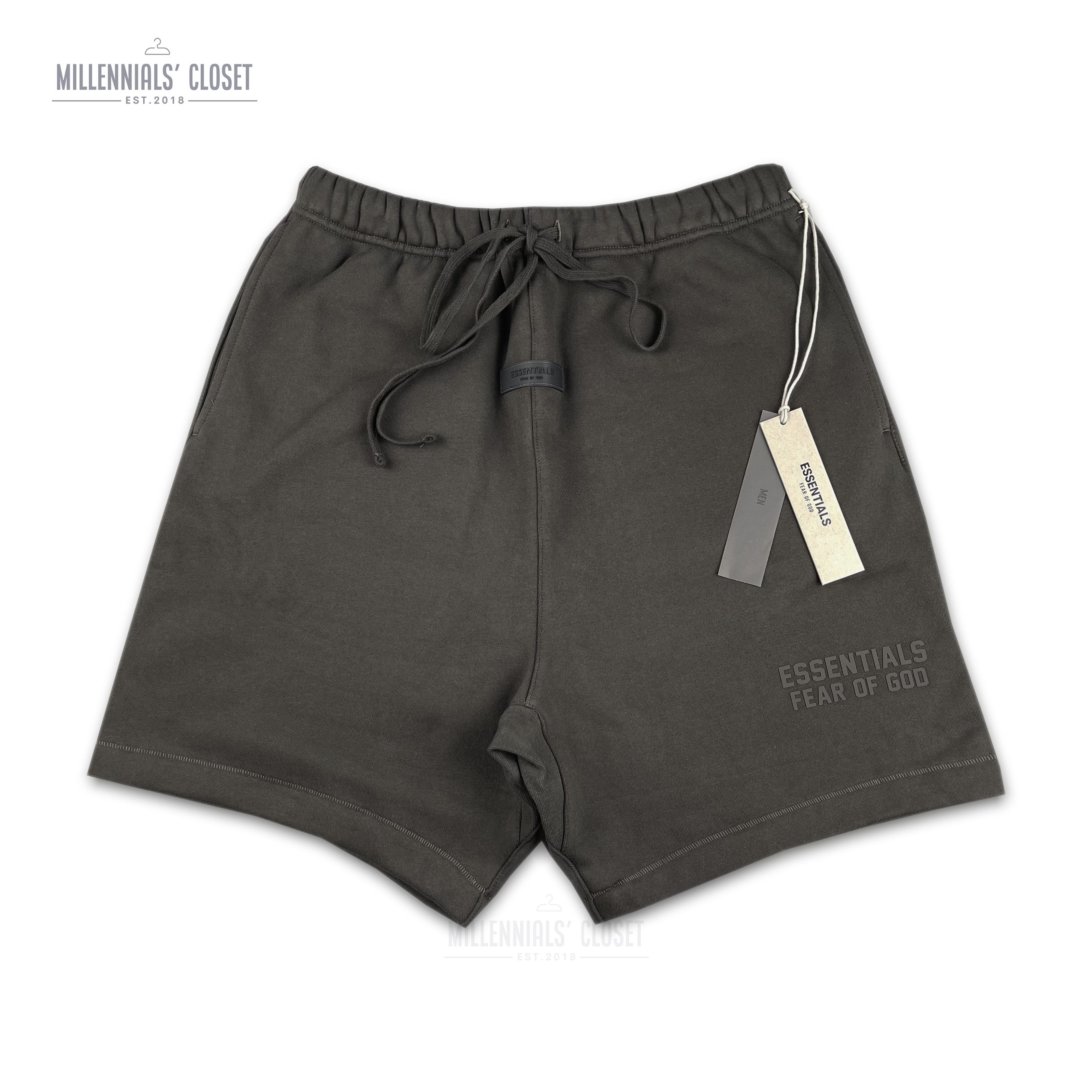 image of Essentials Sweatshorts Off Black Ss23 Size Xxs, Men's
