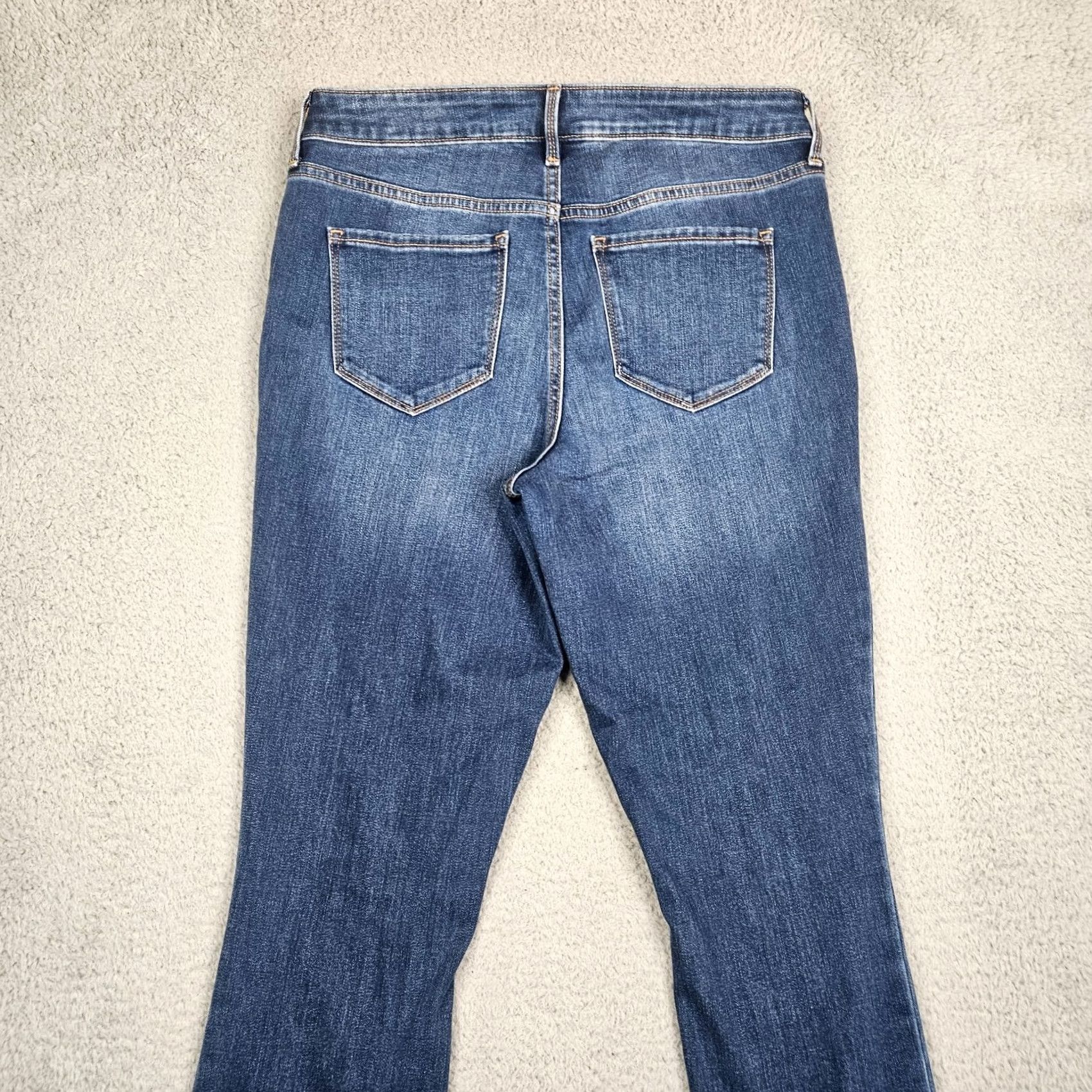 Old Navy Old Navy Jeans Skinny Women's Size 10 Blue Denim 5-Pocket Mid Rise Belted Casual Regular Length N EW Size 32" / US 10 / IT 46 - 7 Thumbnail