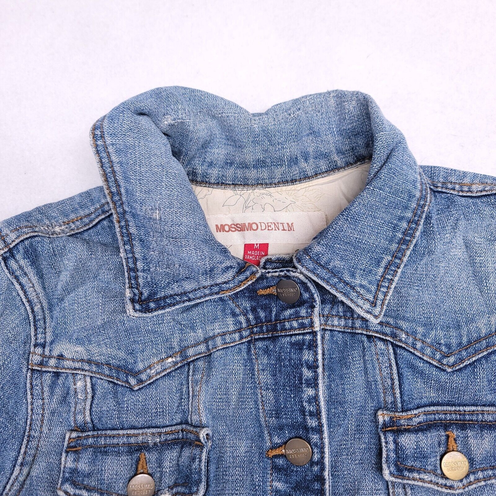 Mossimo Mossimo Casual Button Up Denim Jacket Womens Size M Blue Size M / US 6-8 / IT 42-44 - 1 Thumbnail