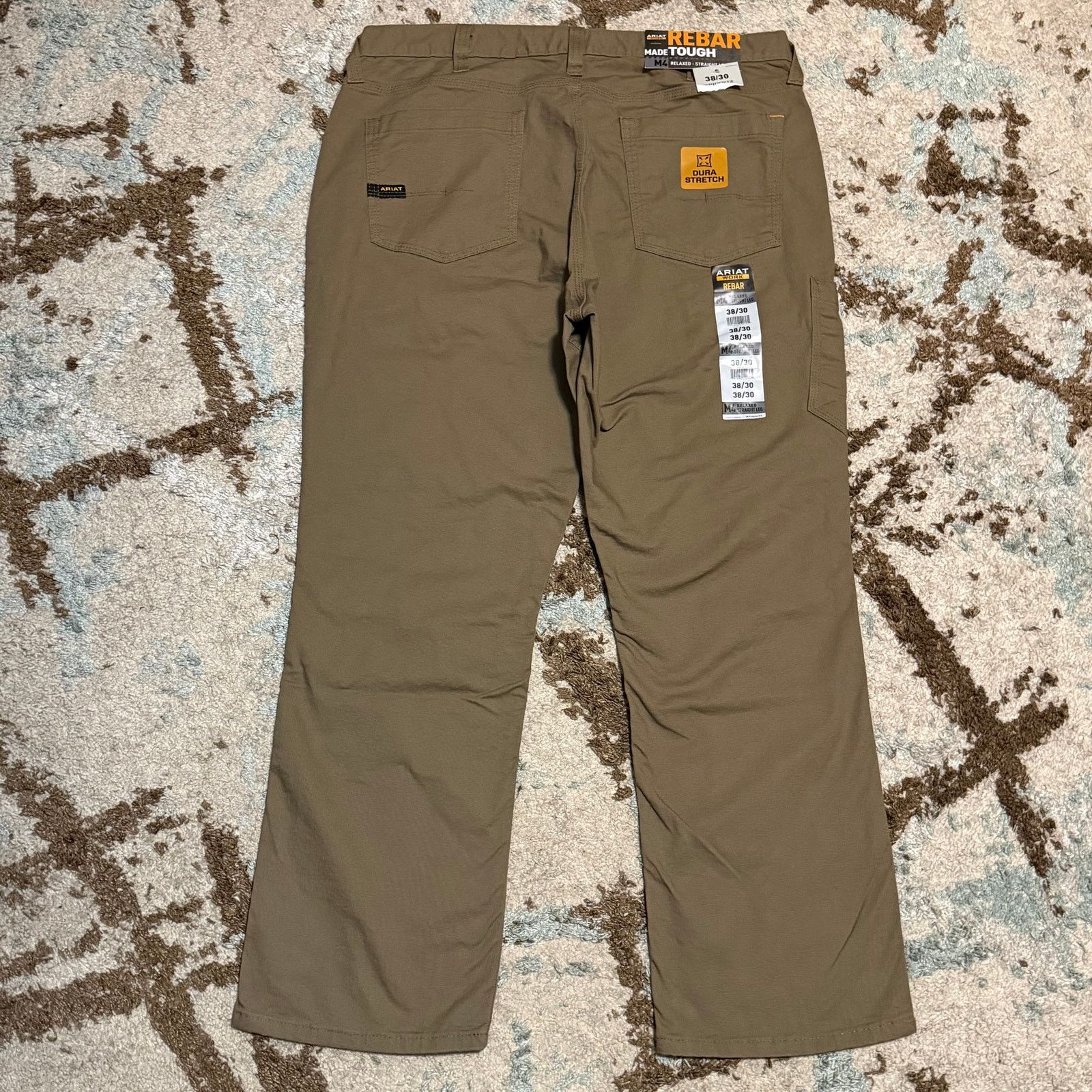 Ariat NWT Ariat M4 Rebar Relaxed Straight Carpenter Pants 38x30 Size US 38 / EU 54 - 2 Thumbnail