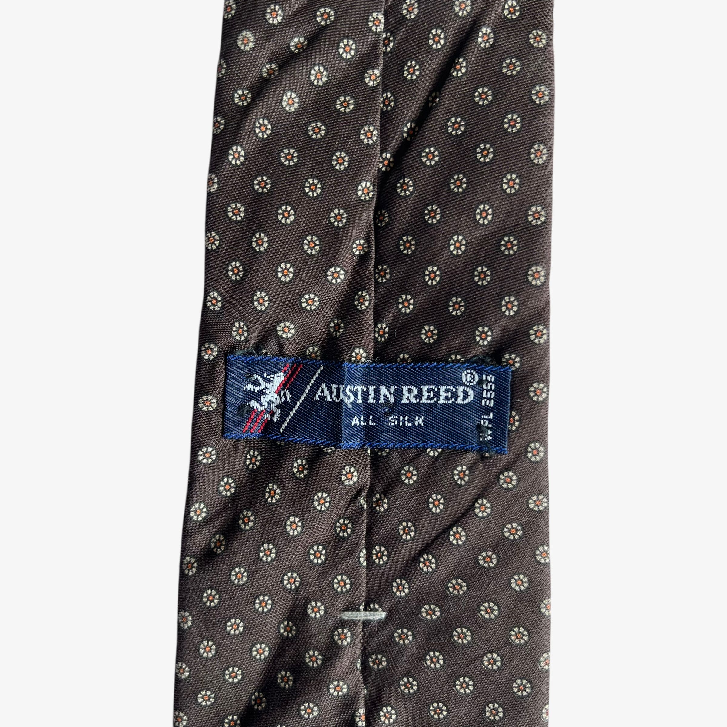 Austin Reed Vintage 80s Austin Reed Geometric Abstract Print Silk Tie Size ONE SIZE - 2 Thumbnail