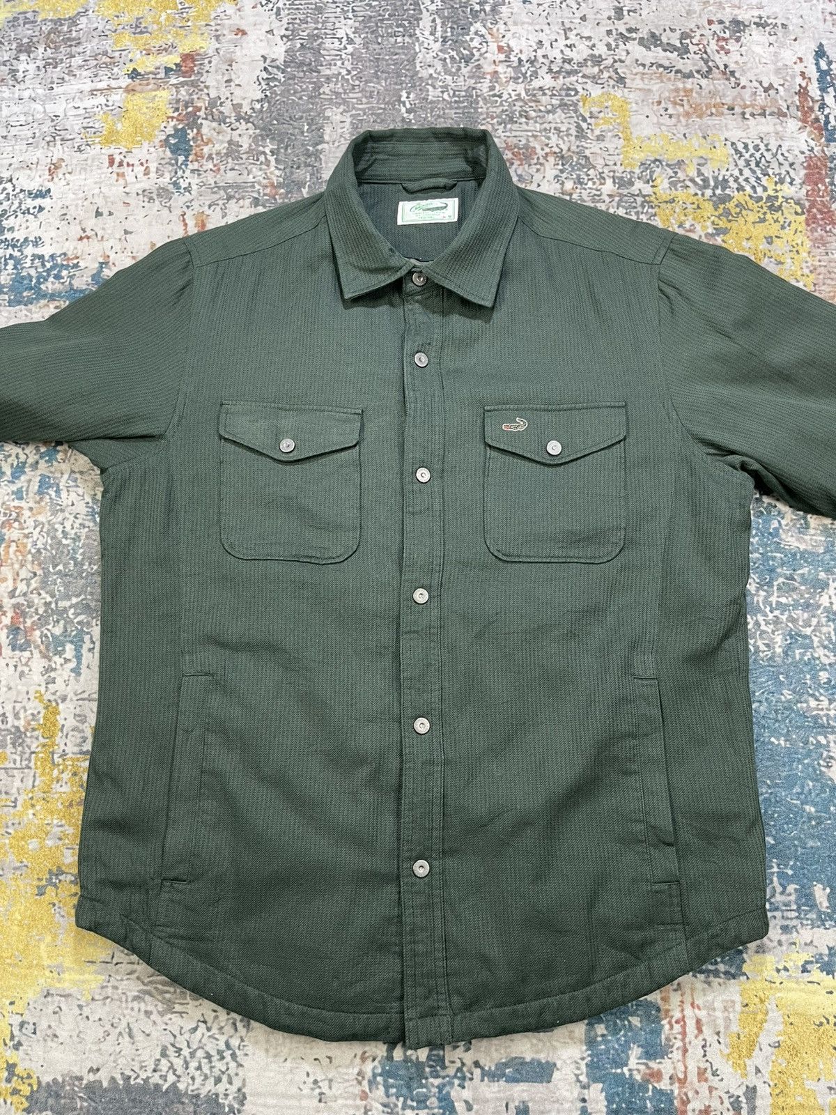 Japanese Brand Crocodile Thermore Insulation Button Down Shirt Jacket Size US M / EU 48-50 / 2 - 6 Thumbnail